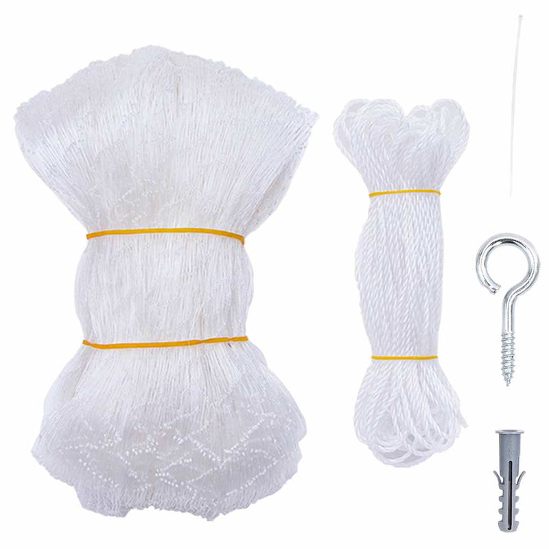 Afbeelding laden in galerijviewer, Vidaxl kattennet transparant 6x3 m nylon