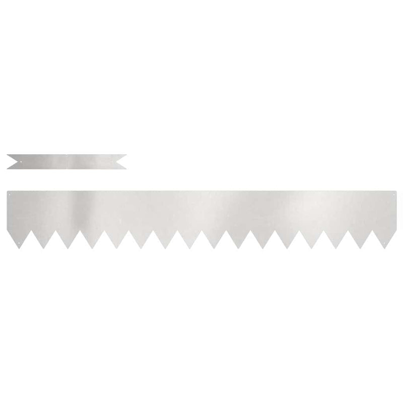 Afbeelding laden in galerijviewer, Vidaxl tuinrand 10 pcs zilver 100 x 0.05 x 20 cm roestvrij staal