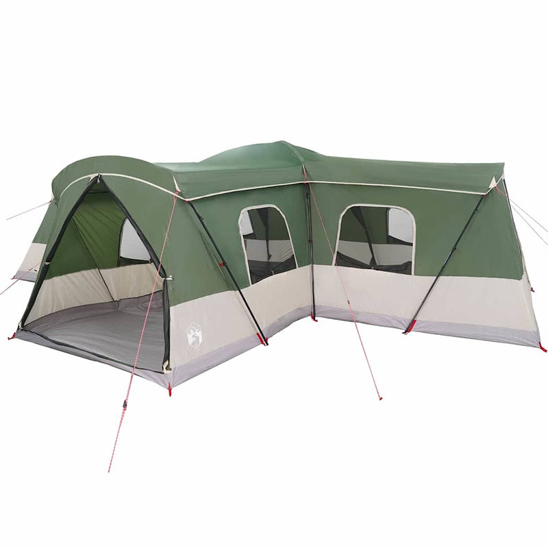 Afbeelding laden in galerijviewer, Vidaxl tent groen 680 x 510 x 210 cm 185t polyester met pu coating