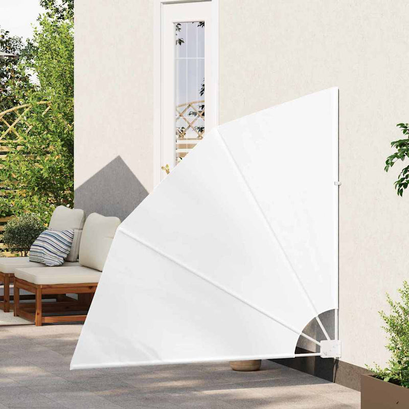 Afbeelding laden in galerijviewer, Vidaxl balkon privacy scherm wit 140 x 140 cm polyester