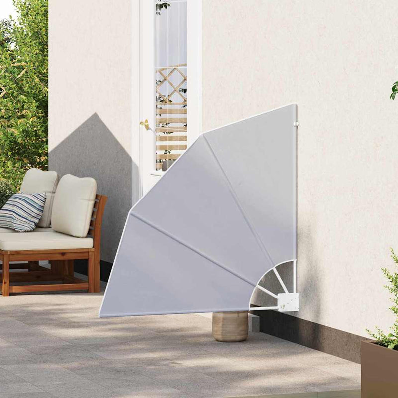 Afbeelding laden in galerijviewer, Vidaxl balkon privacy scherm grijs 115 x 115 cm polyester