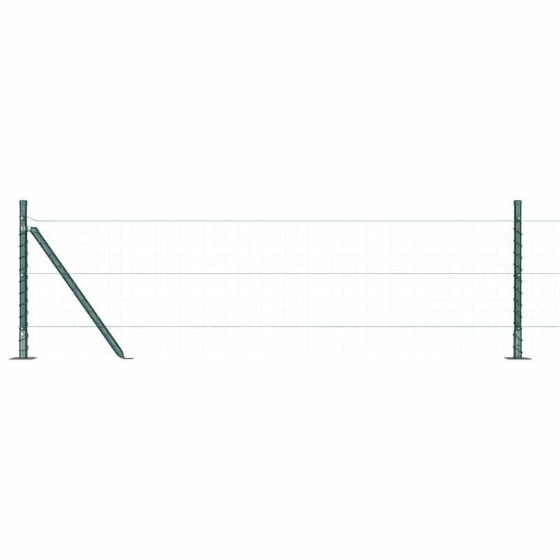 Afbeelding laden in galerijviewer, Vidaxl afrasteringspaal 13 pcs groen staal