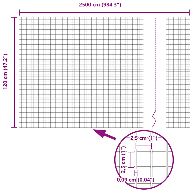 Afbeelding laden in galerijviewer, Vidaxl gelaste draadhek groen 1.2 x 25 m