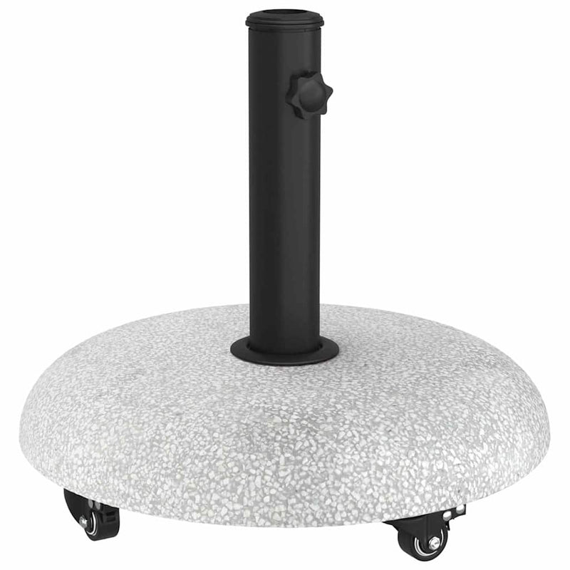 Afbeelding laden in galerijviewer, Vidaxl parasolvoet lichtgrijs ø 45 x 40 cm betonkleurig