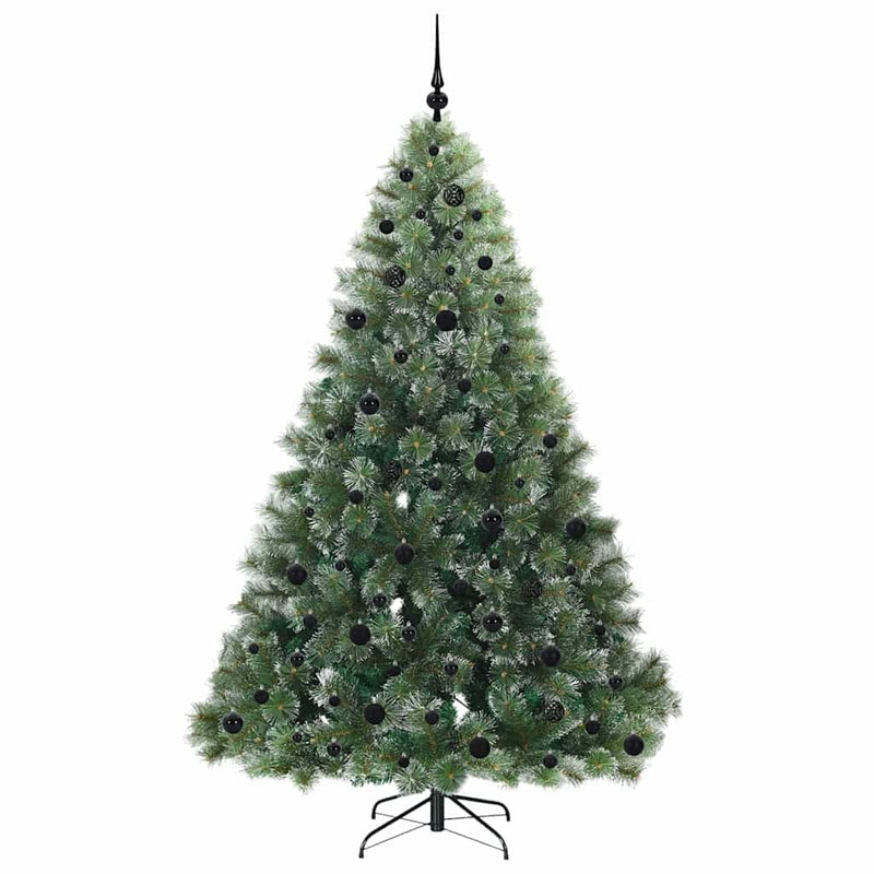 Afbeelding laden in galerijviewer, Vidaxl kunstkerstboom met 300 led met standaard groen 210 cm pe en pvc
