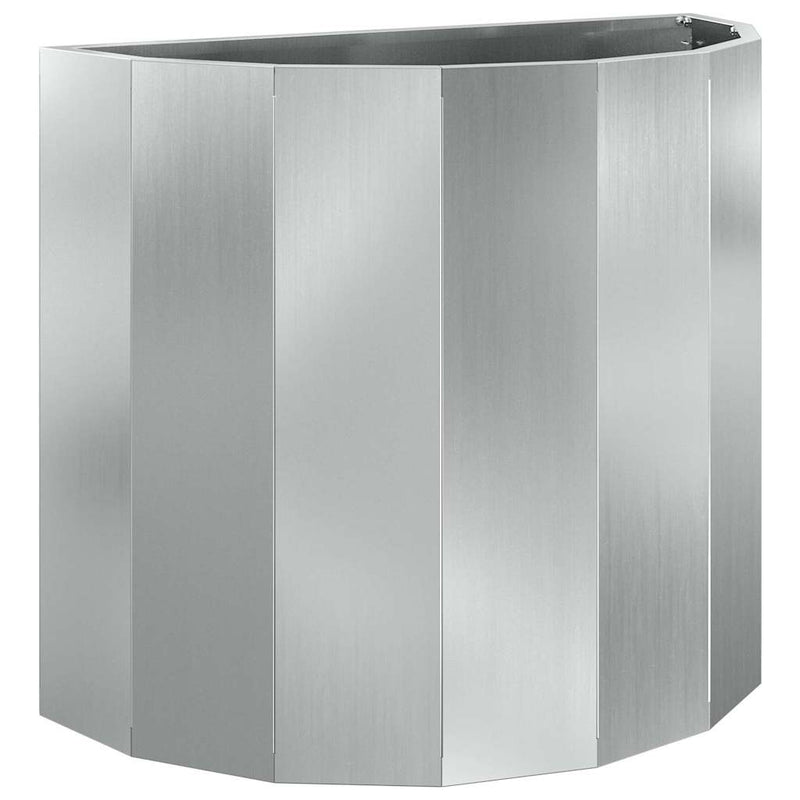 Afbeelding laden in galerijviewer, Vidaxl plantenbak zilver 60 x 30 x 50 cm gegalvaniseerd staal