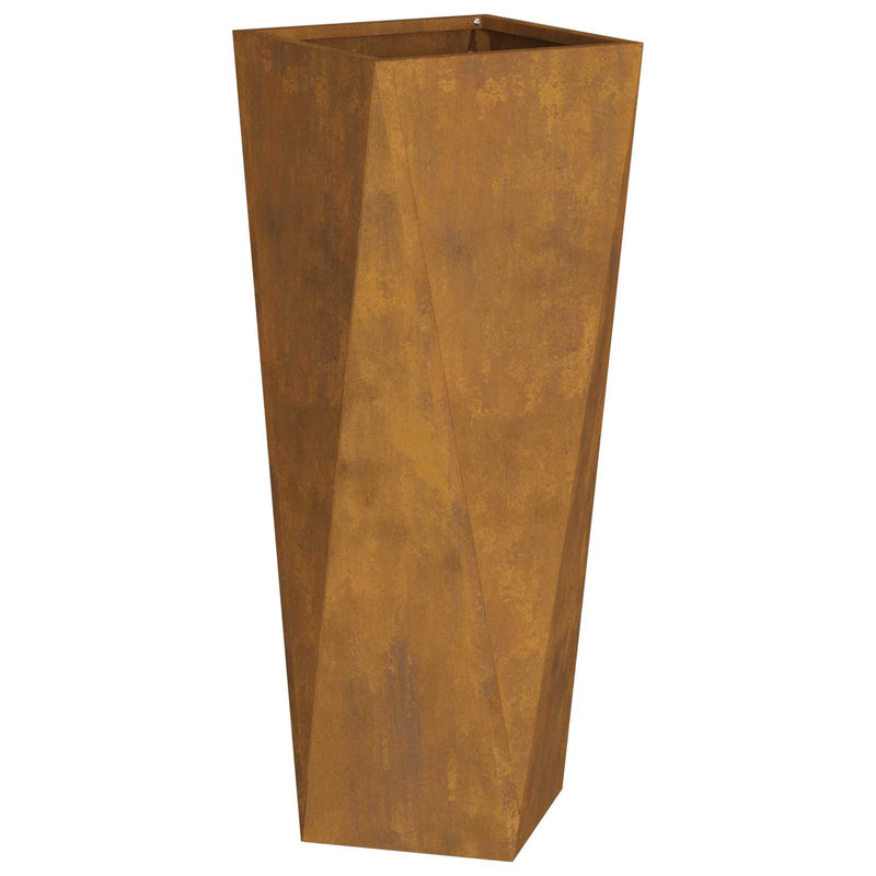 Afbeelding laden in galerijviewer, Vidaxl plantenbak 2 pcs roestig 30 x 30 x 75 cm cortenstaal