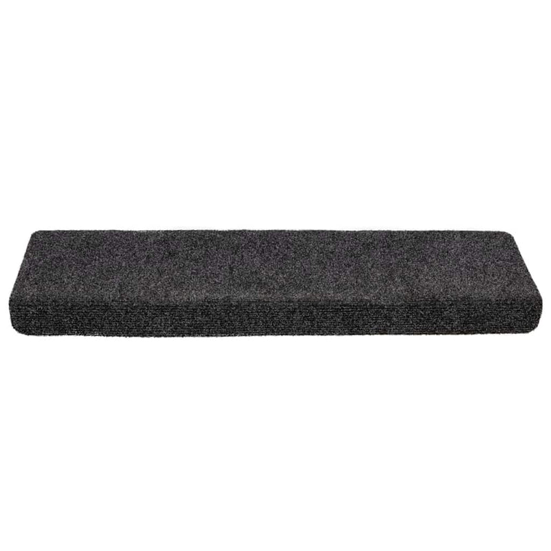 Afbeelding laden in galerijviewer, Vidaxl trapmatten zelfklevend 20 stuks 65x21x4 cm grijs rechthoekige rand