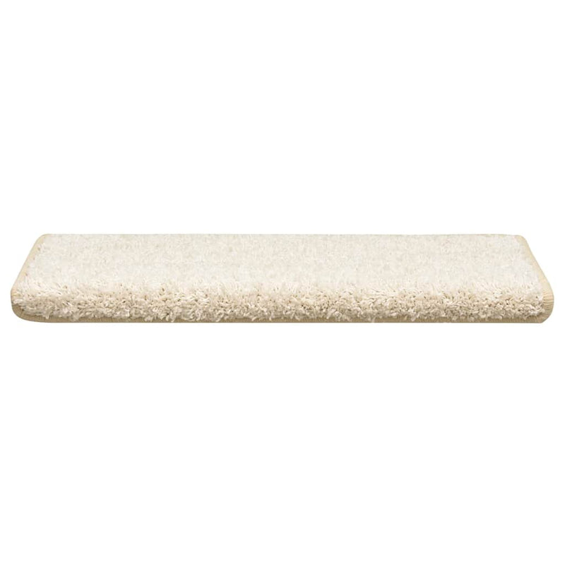 Afbeelding laden in galerijviewer, Vidaxl trapmatten 30 st 65x21x4 cm wit rechthoekige rand