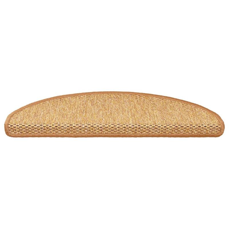 Afbeelding laden in galerijviewer, Vidaxl trapmatten zelfklevend sisal-look 30 st 65x21x4 cm sisal