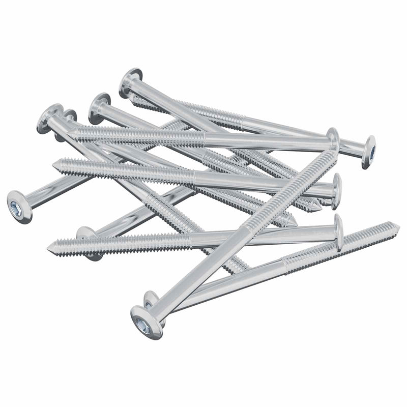 Afbeelding laden in galerijviewer, Vidaxl bout 1200 pcs zilver m6 x 85 mm staal