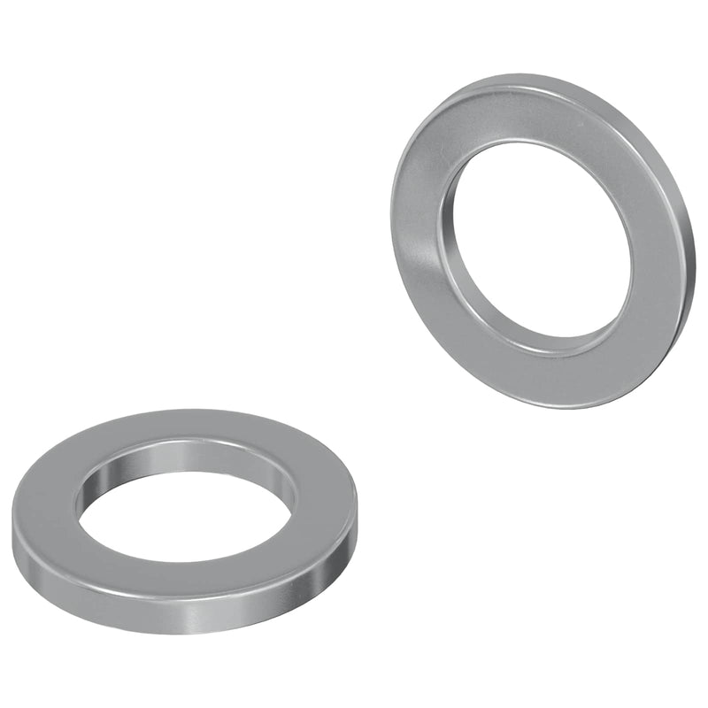 Afbeelding laden in galerijviewer, Vidaxl washers 2 pcs zilver 10 x 10 x 1,2 mm staal
