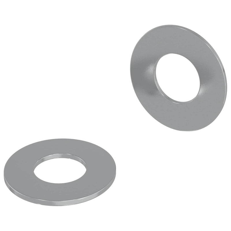 Afbeelding laden in galerijviewer, Vidaxl washers 2 pcs zilver 16 x 16 x 1,5 cm ijzer
