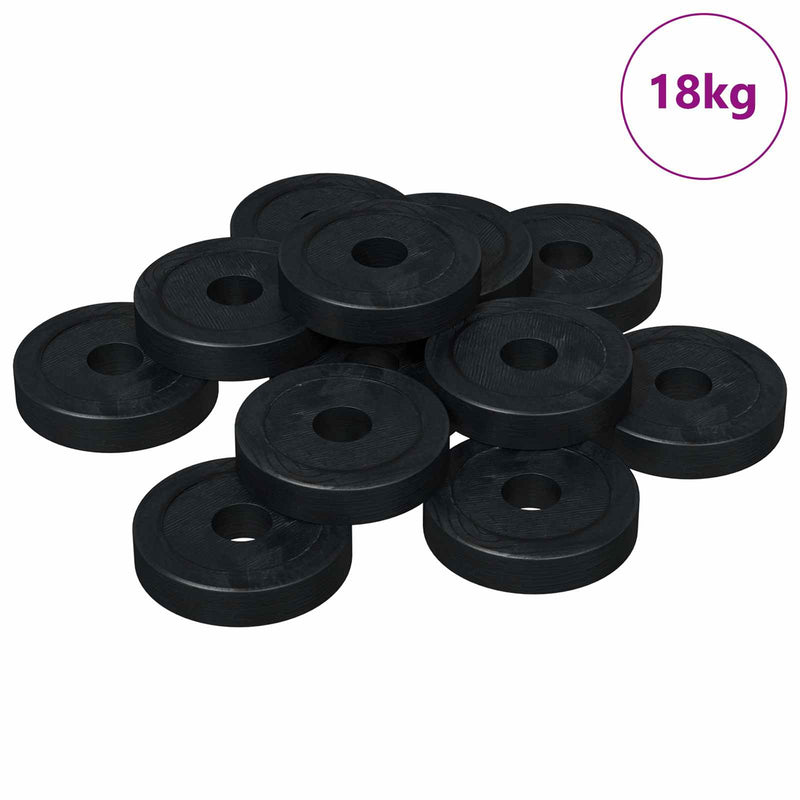 Afbeelding laden in galerijviewer, Vidaxl geschikt voor vlakke ringen 36000 pcs zwart ∅15 x 3 mm