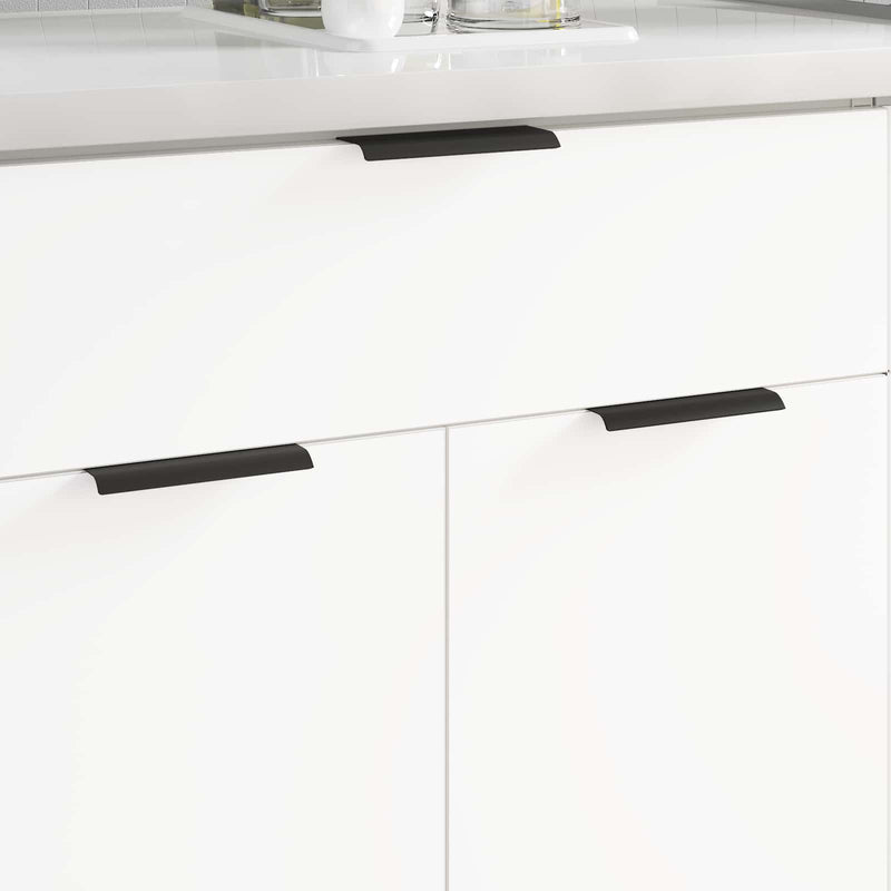 Afbeelding laden in galerijviewer, Vidaxl handvat 725 pcs zwart 120 x 39.6 x 17 mm aluminium