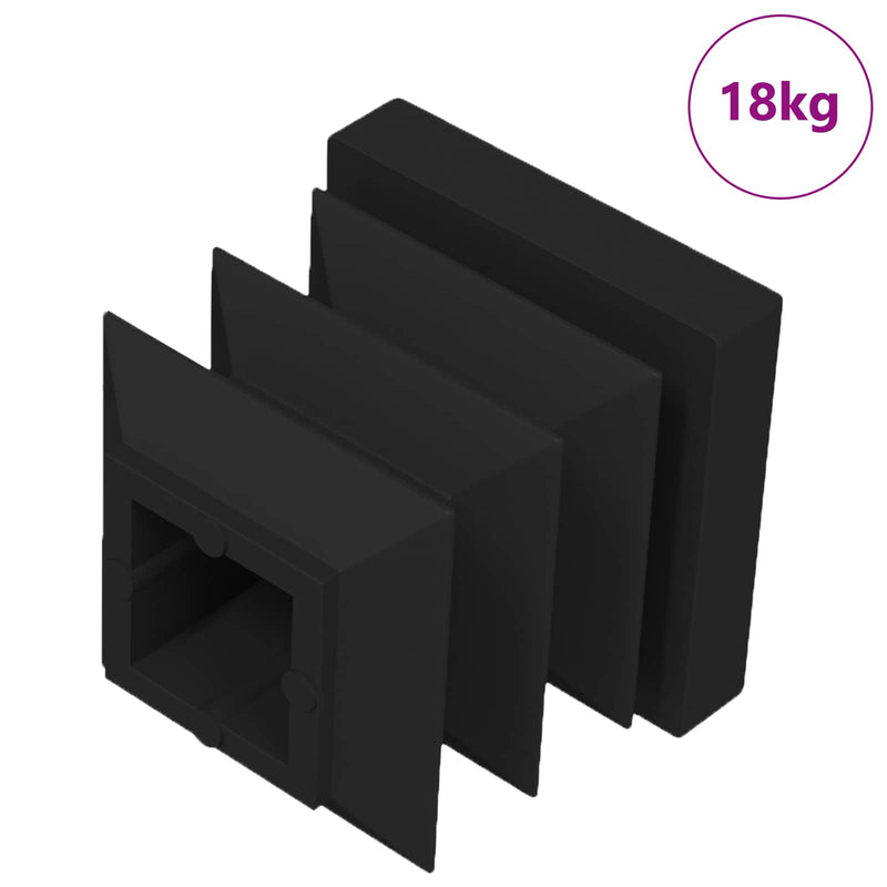 Afbeelding laden in galerijviewer, Vidaxl einddoppen 10909 pcs zwart 15 x 15 x 15 mm pp
