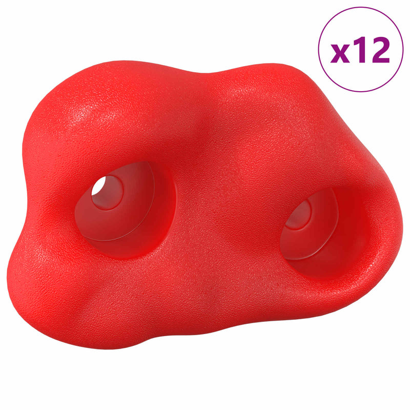 Afbeelding laden in galerijviewer, Vidaxl klimgreep 12 pcs rood 100 x 67 x 43 mm pp