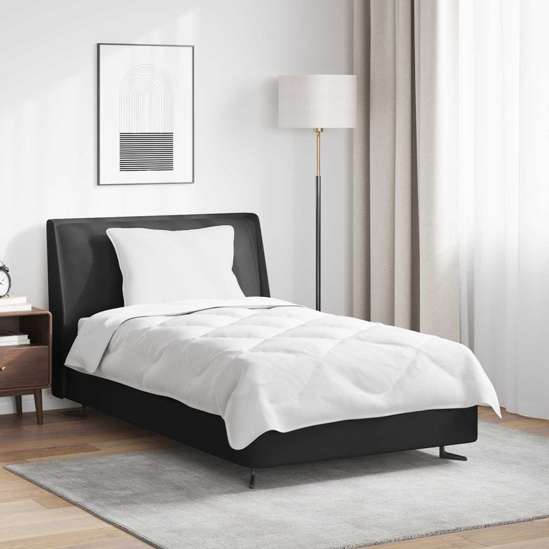 Afbeelding laden in galerijviewer, Vidaxl dekbed met kussen 2 pcs wit microvezel