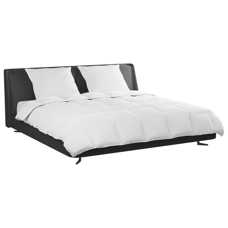 Afbeelding laden in galerijviewer, Vidaxl dekbed set met kussen 3 pcs wit donsveertjes