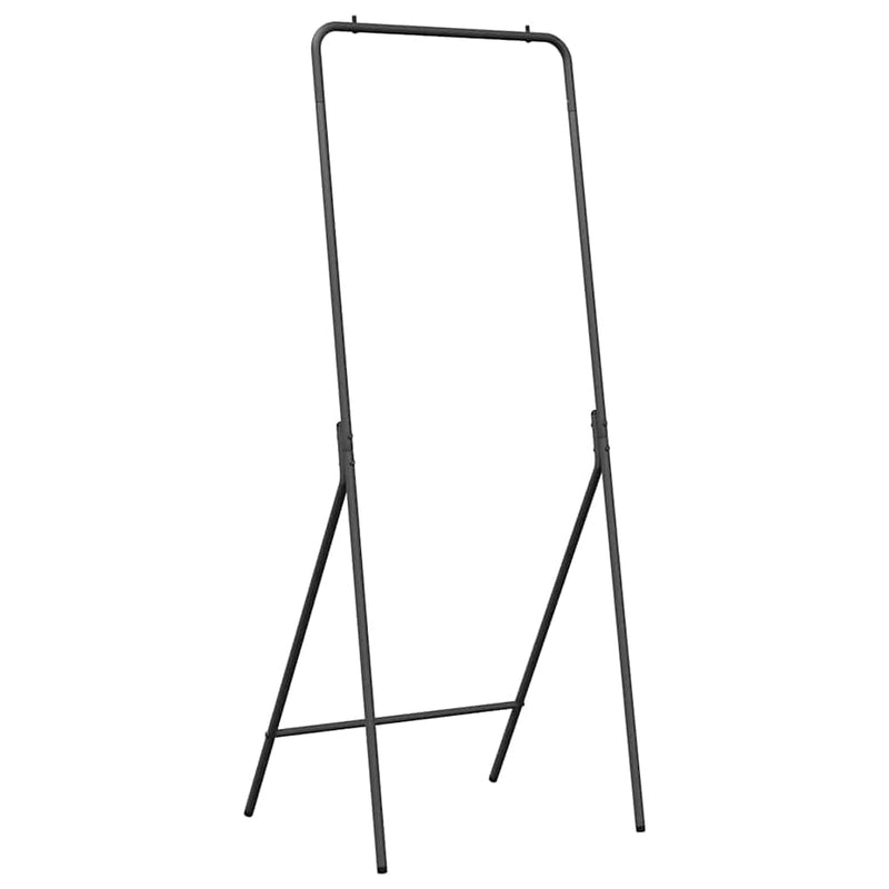 Afbeelding laden in galerijviewer, Vidaxl kledingrek zwart 60 x 53 x 155 cm staal