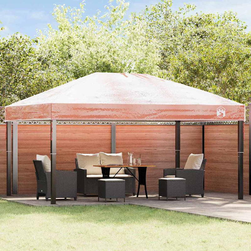 Afbeelding laden in galerijviewer, Vidaxl gazebo dekking vervanging doorzichtig 400 x 300 x 32 cm pvc