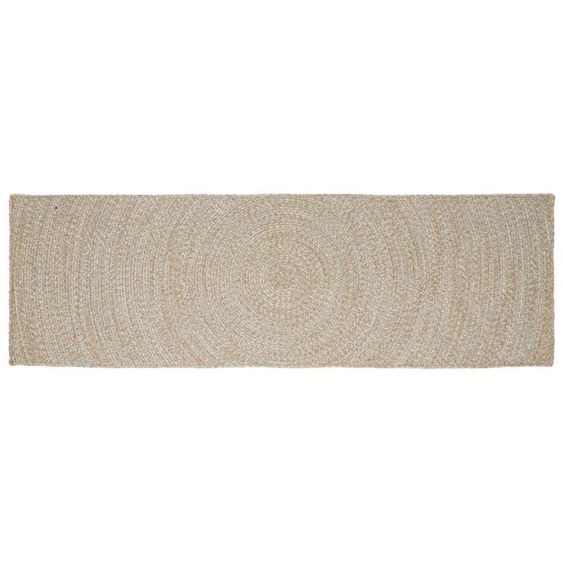 Afbeelding laden in galerijviewer, Vidaxl vloerkleden rechthoekig natuurlijk en wit 60 x 250 cm jute