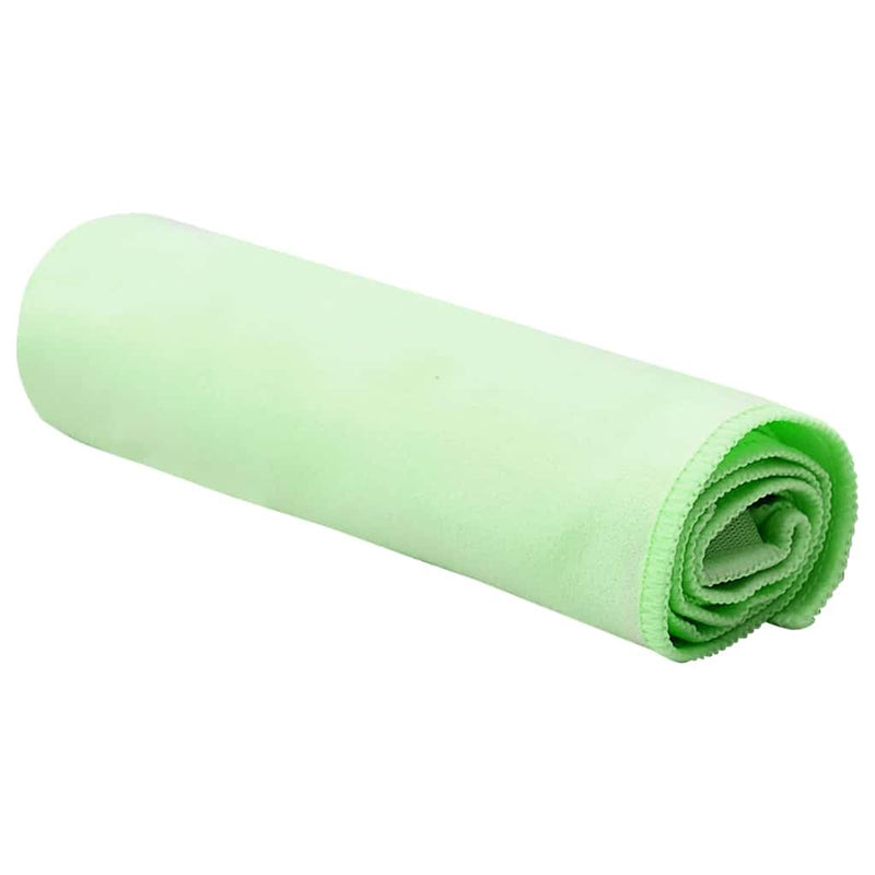 Afbeelding laden in galerijviewer, Vidaxl sporthanddoeken 2 st groen 50 x 30 cm polyester en polyamide