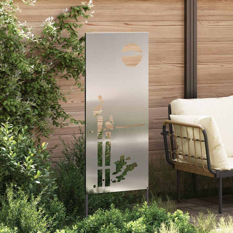 Afbeelding laden in galerijviewer, Vidaxl tuin privacy screen zilver 50 x 140 cm gegalvaniseerd staal