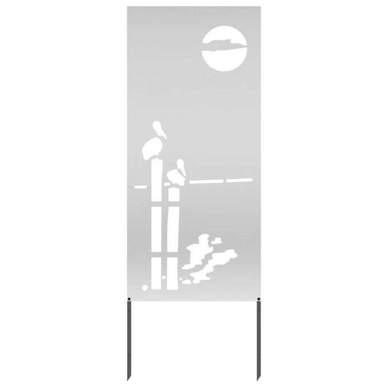 Afbeelding laden in galerijviewer, Vidaxl tuin privacy screen zilver 50 x 140 cm gegalvaniseerd staal