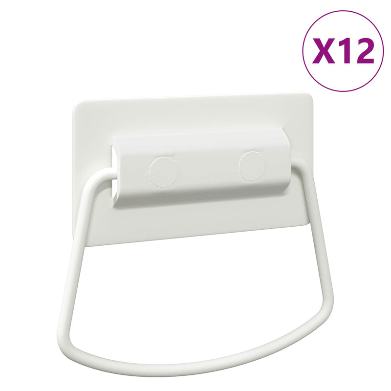 Afbeelding laden in galerijviewer, Vidaxl kast handvatten 12 pcs wit 85 x 45 mm metaal