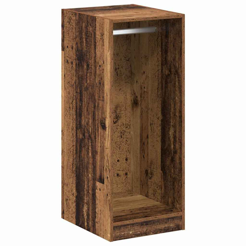Afbeelding laden in galerijviewer, Vidaxl kledingkast met plank met opslag oudhout 41 x 48 x 102 cm
