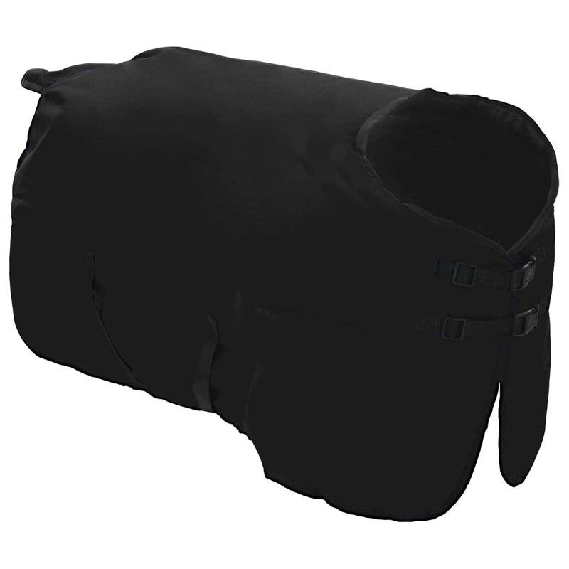 Afbeelding laden in galerijviewer, Vidaxl paardendeken donkergroen en zwart 85 cm polyester