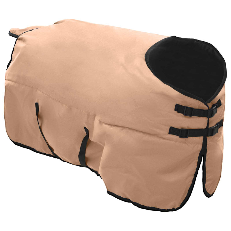 Afbeelding laden in galerijviewer, Vidaxl paardendeken cappuccino 125 cm polyester