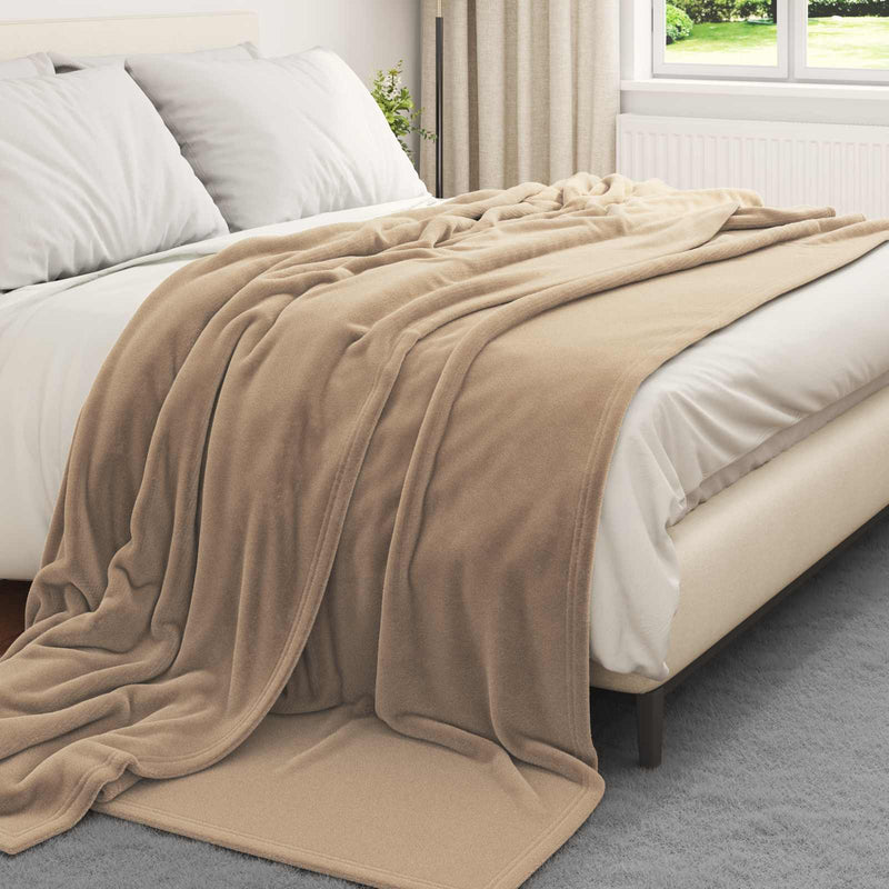 Afbeelding laden in galerijviewer, Vidaxl kleden 6 pcs kameel 240 x 270 cm fleece