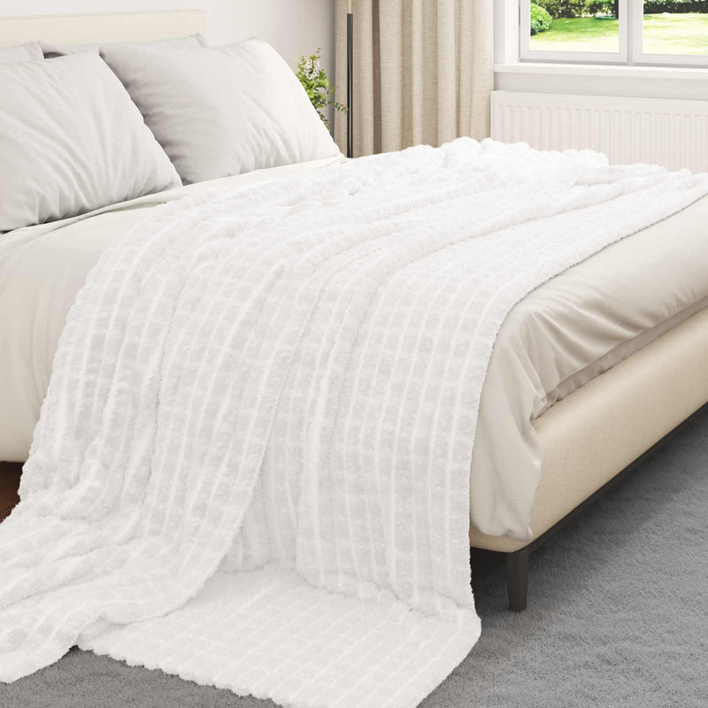 Afbeelding laden in galerijviewer, Vidaxl kleden 6 pcs wit 270 x 240 cm fleece