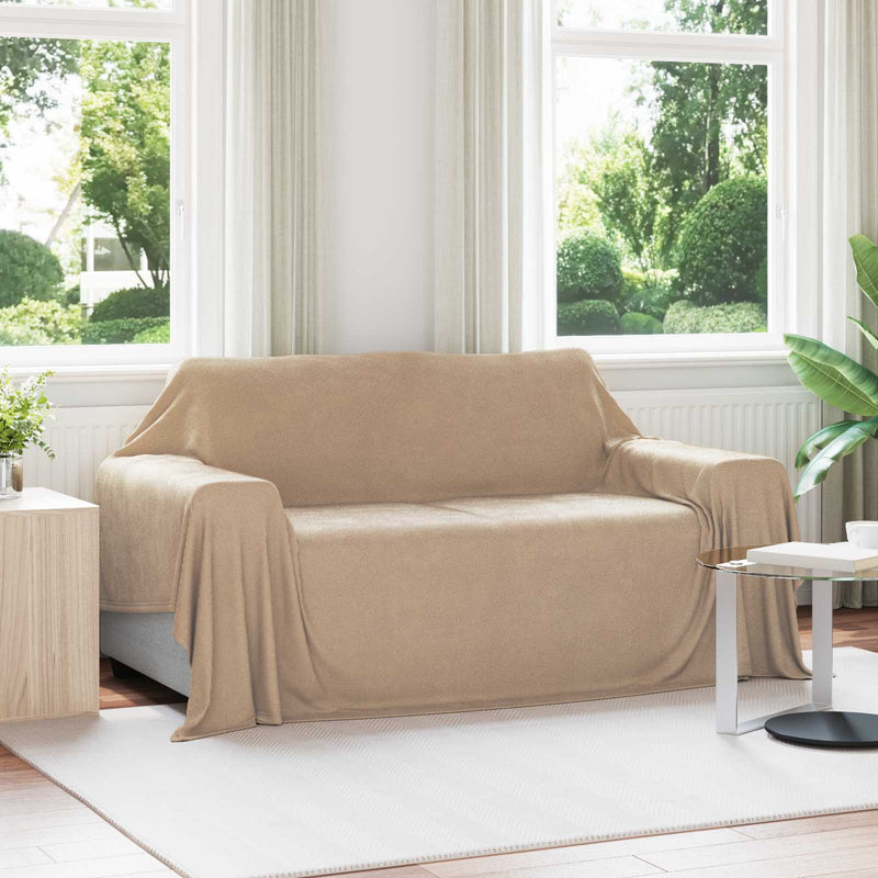 Afbeelding laden in galerijviewer, Vidaxl kleden 6 pcs kameel 280 x 210 cm fleece