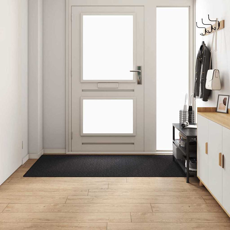Afbeelding laden in galerijviewer, Vidaxl tapijt loper antraciet 100 x 200 cm 100% polypropyleen
