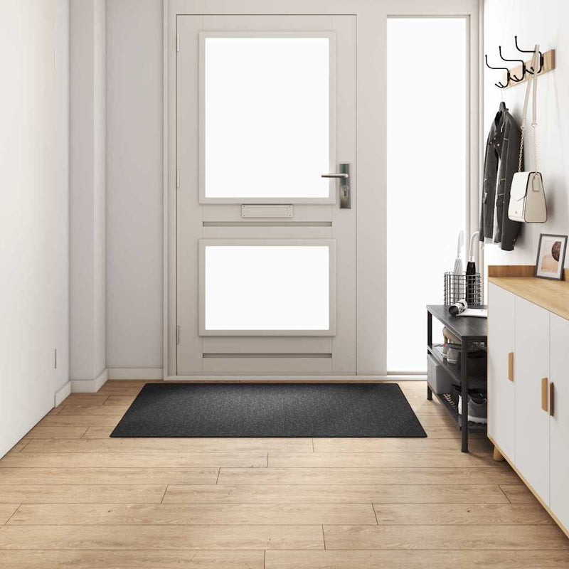 Afbeelding laden in galerijviewer, Vidaxl tapijt loper donkergrijs 100 x 150 cm 100% polypropyleen