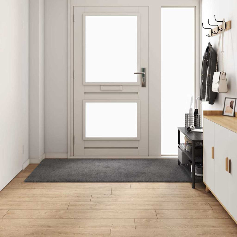 Afbeelding laden in galerijviewer, Vidaxl tapijt loper grijs 100 x 200 cm 100% polypropylene tuft
