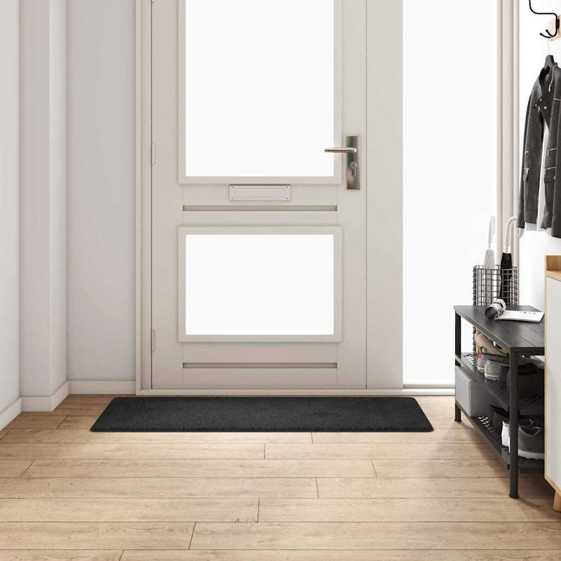 Afbeelding laden in galerijviewer, Vidaxl tapijt loper zwart 50 x 150 cm 100% polypropylene tuft