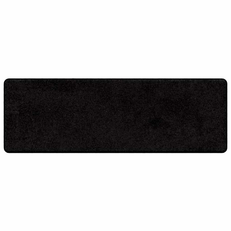 Afbeelding laden in galerijviewer, Vidaxl tapijt loper zwart 50 x 150 cm 100% polypropylene tuft