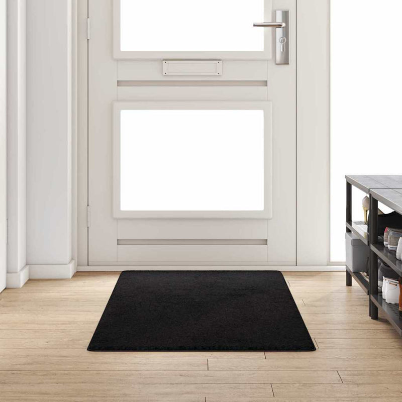 Afbeelding laden in galerijviewer, Vidaxl tapijt loper zwart 80 x 200 cm 100% polypropylene tuft
