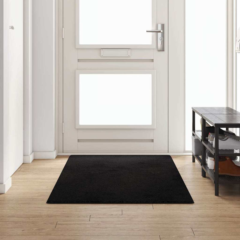 Afbeelding laden in galerijviewer, Vidaxl tapijt loper zwart 100 x 250 cm 100% polypropylene tuft