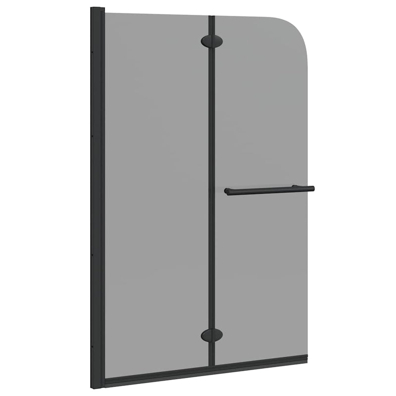Afbeelding laden in galerijviewer, Vidaxl douche omhulsel zwart 120 x 140 cm esg-glas en aluminium