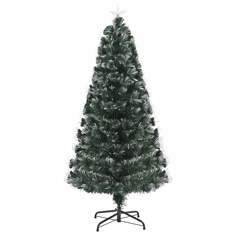 Afbeelding laden in galerijviewer, Vidaxl kunstkerstboom met 160 led met standaard groen 150 cm pvc