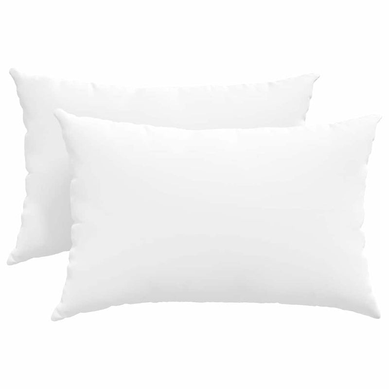 Afbeelding laden in galerijviewer, Vidaxl sofa kussens 2 pcs wit 60 x 40 cm stof