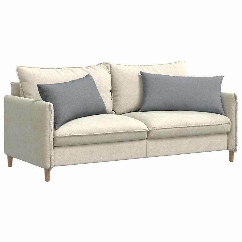 Afbeelding laden in galerijviewer, Vidaxl sofa kussens 2 pcs lichtgrijs 80 x 40 cm stof