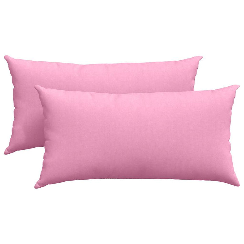 Afbeelding laden in galerijviewer, Vidaxl sofa kussens 2 pcs roze 80 x 40 cm stof