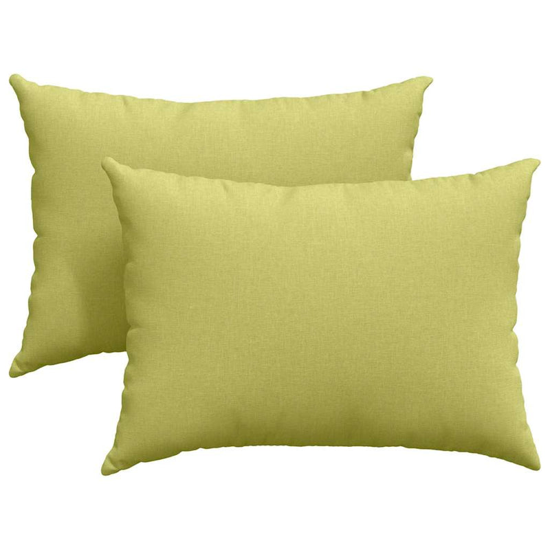 Afbeelding laden in galerijviewer, Vidaxl sofa kussens 2 pcs lichtgroen 70 x 50 cm stof