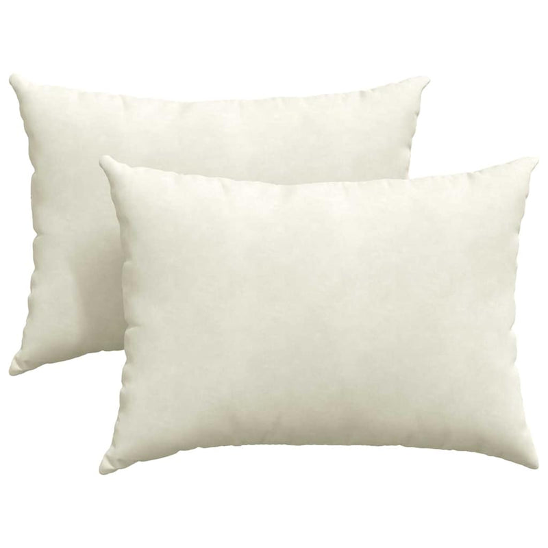 Afbeelding laden in galerijviewer, Vidaxl sofa kussens 2 stuks crème 70 x 50 cm cordstof